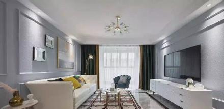 ##135平美式新房，清新时尚，浓浓的轻奢感，让人看了就很喜欢！