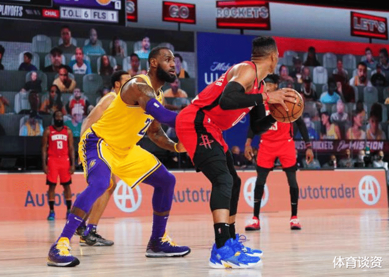 詹姆斯·哈登|耻辱!威少末节10分拼了命,而哈登0出手却在放弃,被湖人防到不敢投
