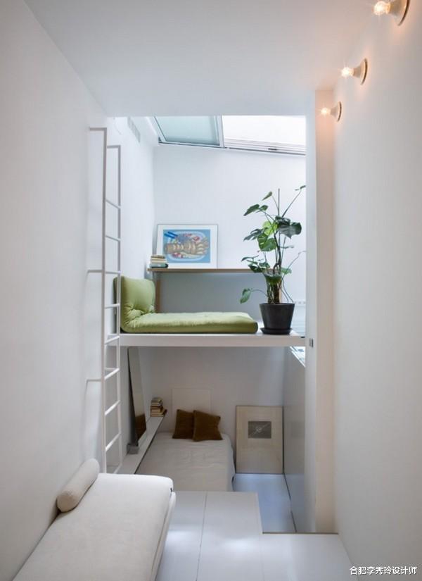 表哥34平公寓层高4.6米不浪费，直接客厅搭板当床！老师傅看了都佩服