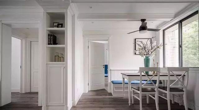 「」99㎡美式装修风格，清新中带丝沉稳，格调优雅！