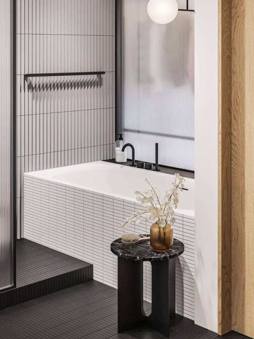 家变|放弃踢脚线原木元素，92㎡的家变得自然素净~