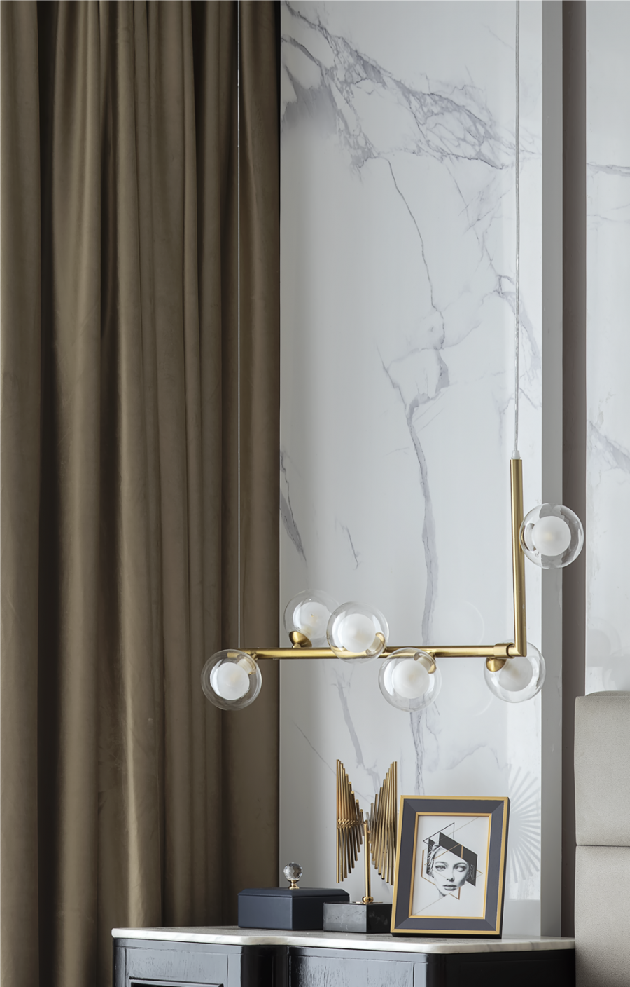 设计师|160㎡极简风，全房无主灯、无门槛石，简洁到极致！