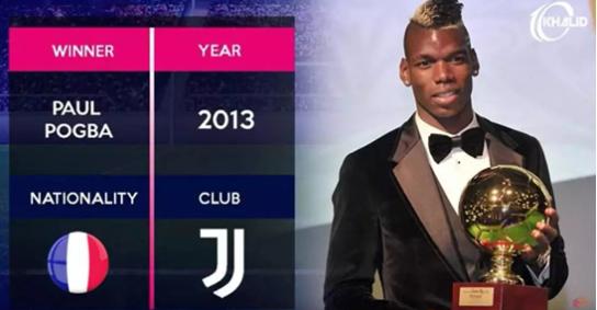 「鲁尼」历届欧洲金童奖前三