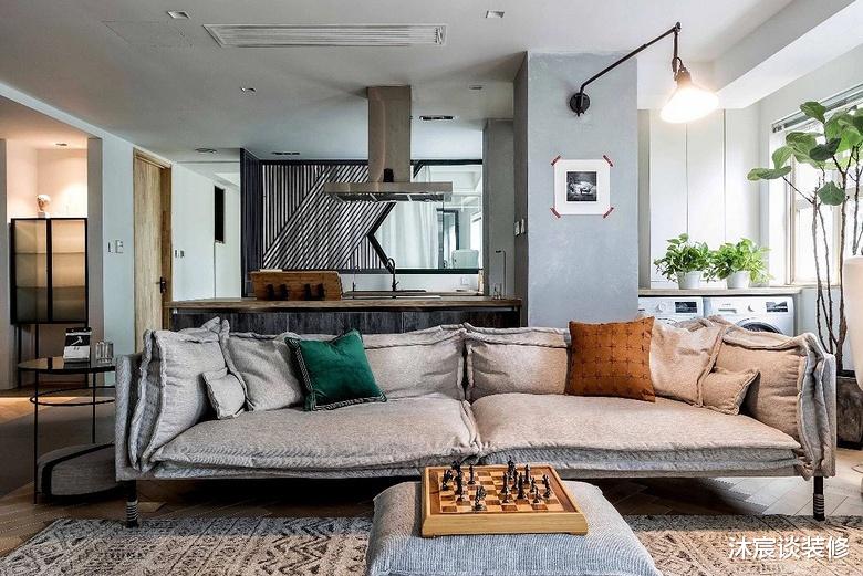 |艺术生的家就是与众不同，进门就惊艳，打通所有墙很宽敞，很高级