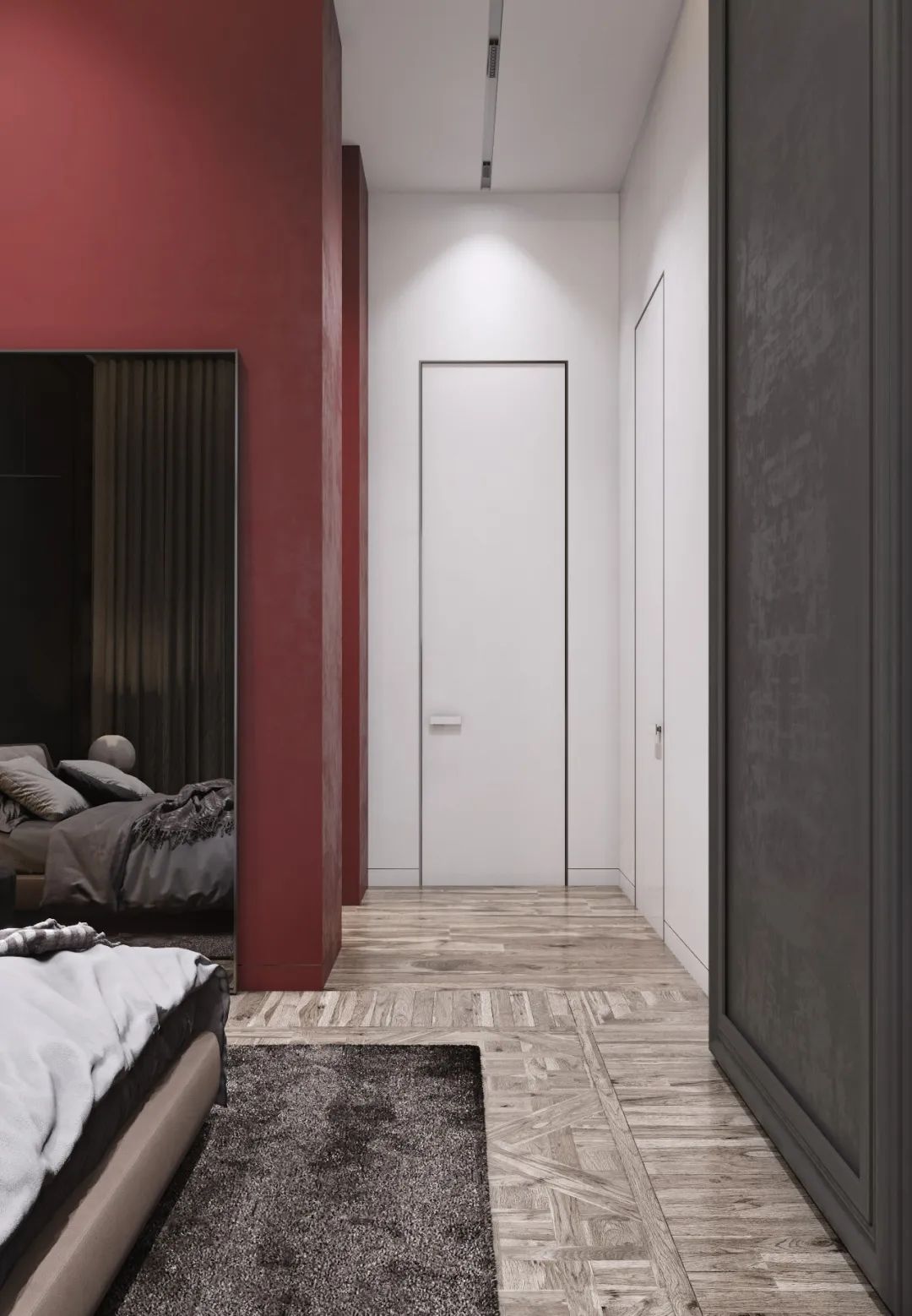 []「木禾堂」200㎡精致轻奢住宅，一抹低调红很高级！