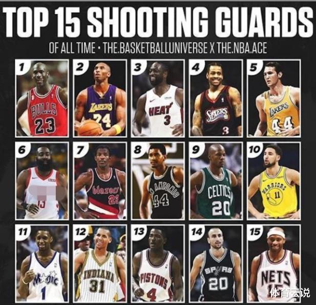 |美媒评历史最强分卫排行榜!别的我都服,但克莱应该排第11