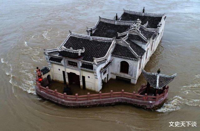 文史天下谈|屹立长江江心700年,洪水淹没无数次都不倒,号称万里长江第一阁