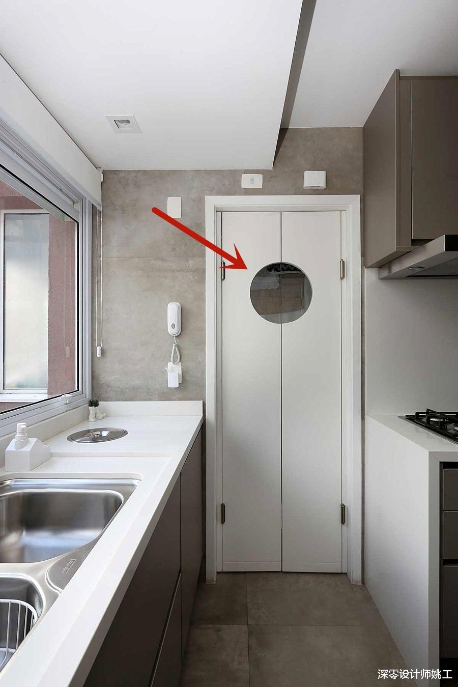 |多亏老公坚持门上留洞，增加了采光改善了通风，获得全家一致好评