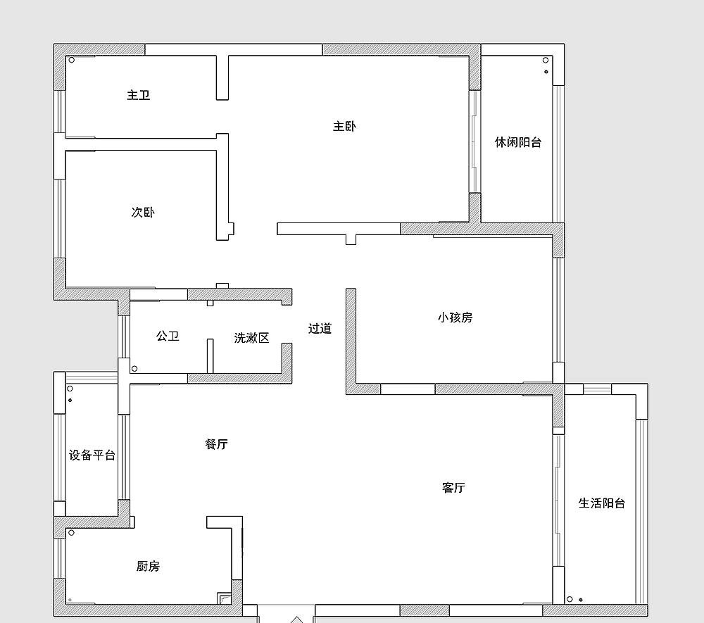 『』90后年轻夫妻的美式混搭风格装修，125平米三房，时尚前卫又雅致