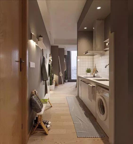 24种巧妙的单身公寓厨房设计，哪款是你的菜？