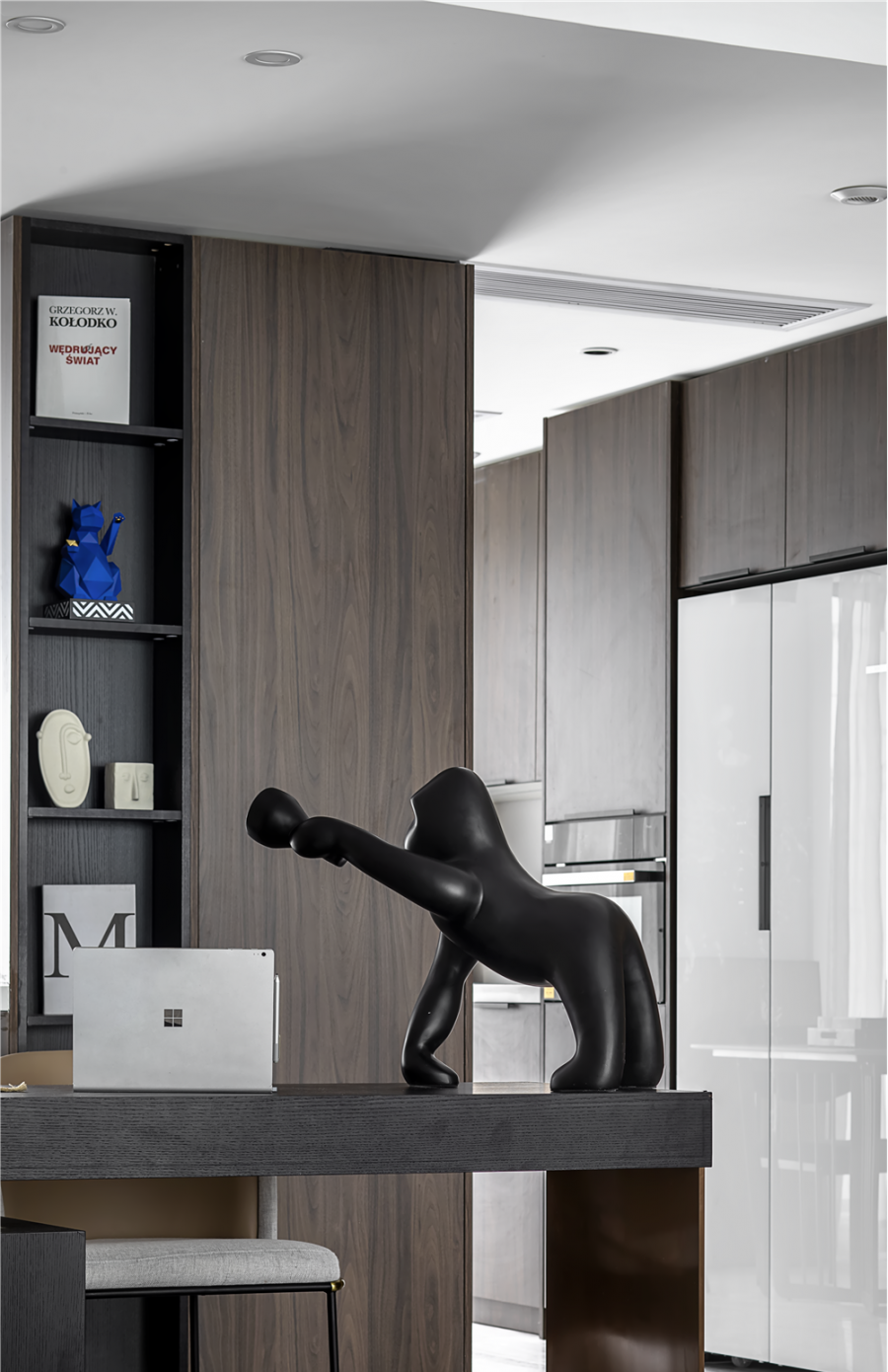 设计师|160㎡极简风，全房无主灯、无门槛石，简洁到极致！