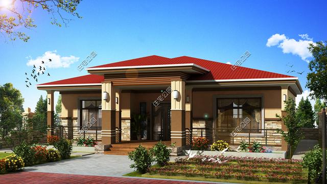 []堂屋+土灶，这才是农村自建房该有的样子，都说最后一套最美？