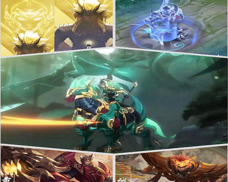 #五虎将#已知曝光的12款新皮肤，全部拿下需要8472点券，有你的本命英雄吗