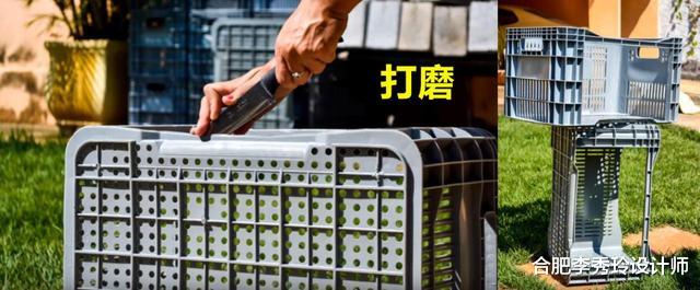 ▲卖水果剩的40个篮筐，老公用来打造2平米L型衣帽间！多出10倍收纳空间