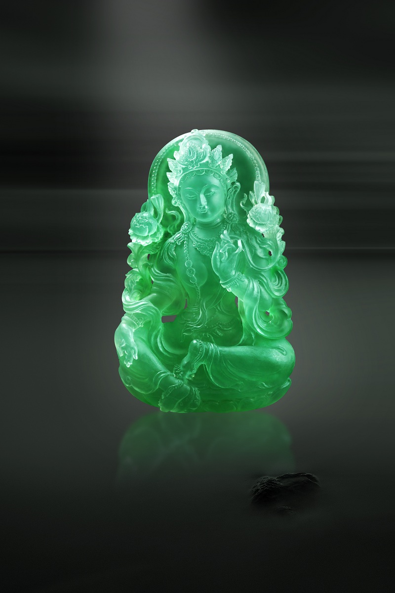 钱币|翡翠寄情——《绿度母》