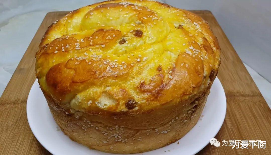 #面包#面包这样做太好吃了，加4个鸡蛋，没烤箱也能一次成功，解馋好吃