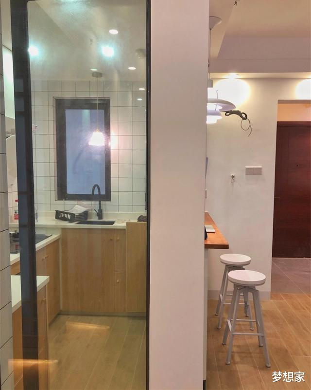 |我家开放厨房终于改完了！变成封闭空间后，越用越喜欢！