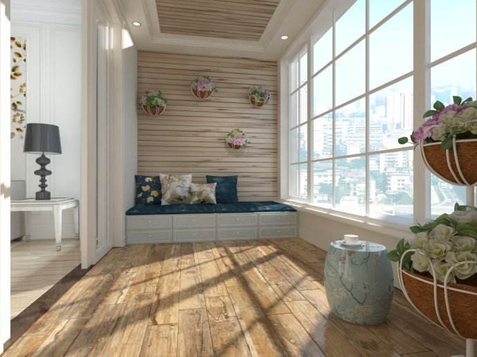 []为什么有钱人阳台不铺瓷砖了？头一次见铺这种材料，漂亮又实用