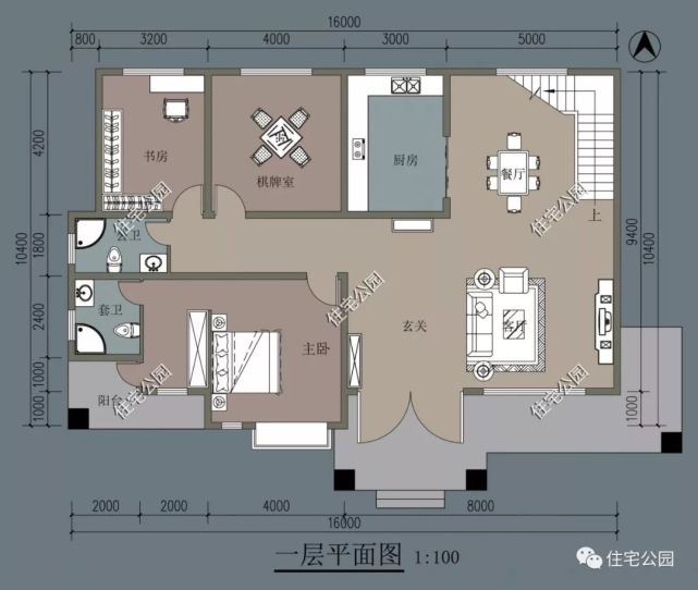 |精选图库：20套农村美式风格户型图