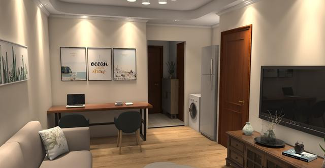 「」一室61.58平米，爆改两室，面积虽小，五脏俱全还带衣帽间