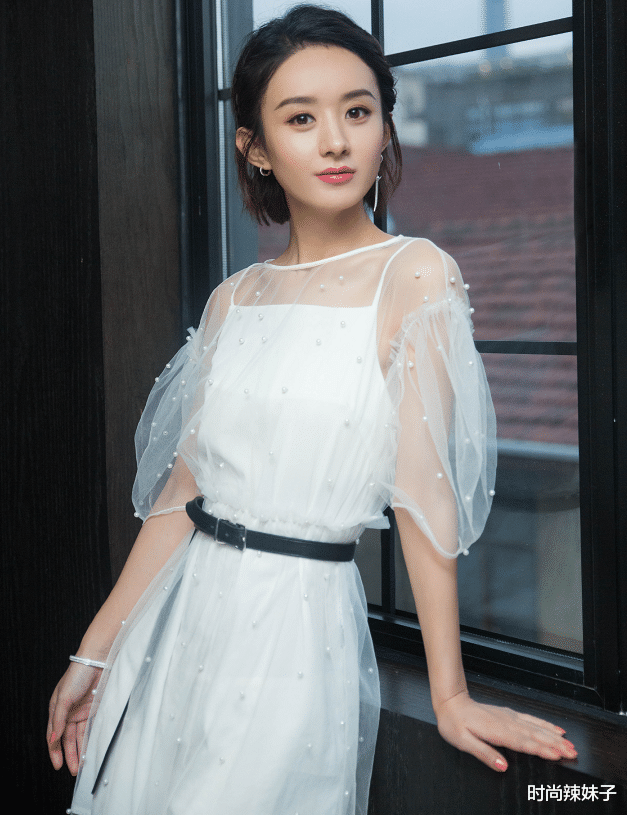 赵丽颖■为何赵丽颖一直长发见人?短发形象曝光后,比章泽天还清纯