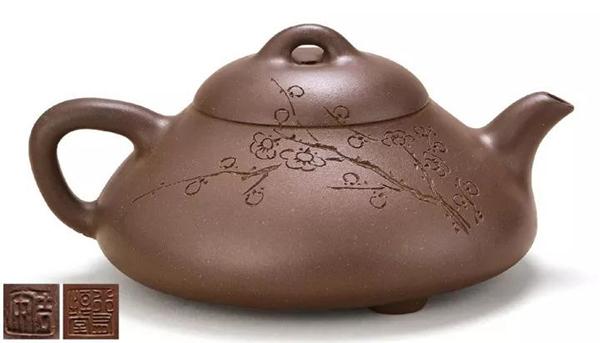 般若@紫砂壶的刻绘,散发着文人气