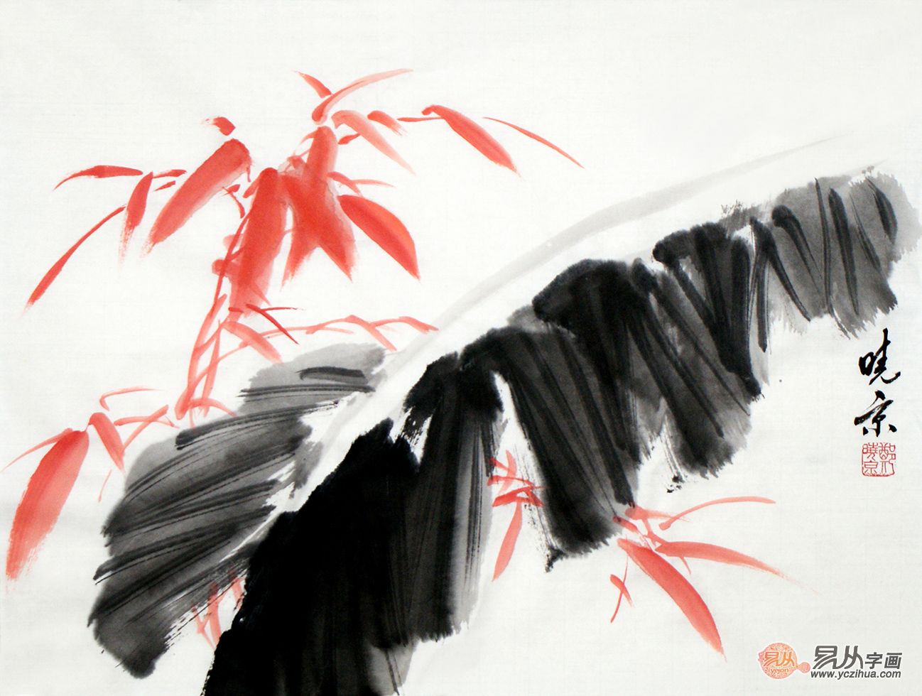 客厅挂画推荐：家中挂竹子画好吗？客厅可以挂竹画吗