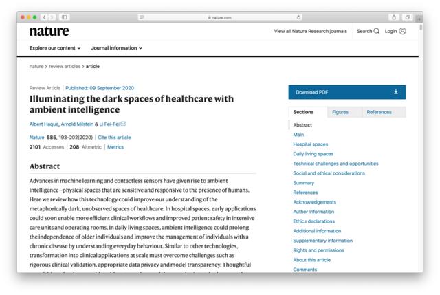中国制造|李飞飞团队八年心血换一篇《自然》重磅:用AI照亮医疗的“黑暗空间”