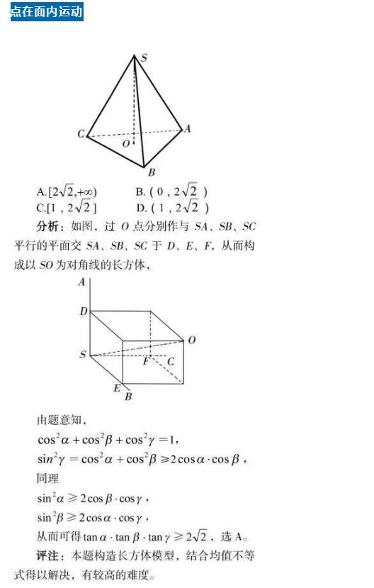 高中数学▲备战高考！高中数学几何真题，真题训练！吃透！学渣秒变学霸