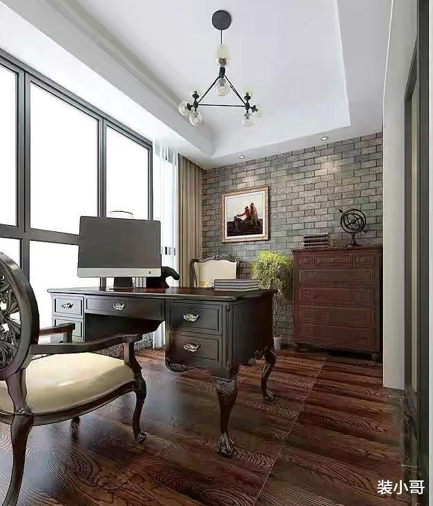 []160平美式装修风格，复古又大气，细节与质感都完美呈现！