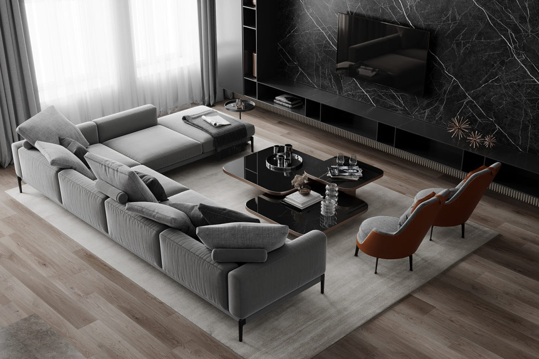 设计师|大理石全屋定制，专属你的高级灰