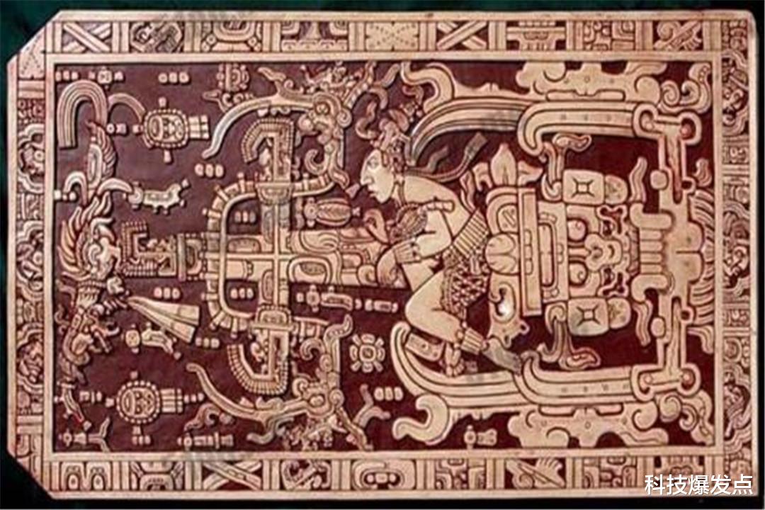 量子卫星|玛雅人开飞船的油画?被认为是外星人来地球的证据?真相是什么?