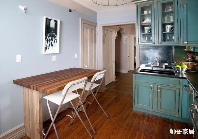 |国外小户型4种餐桌设计！不拆不叠真实用，看到第一种就被迷住了