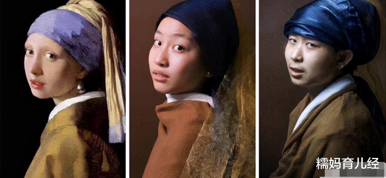 大学生|学生模仿世界名画火了！中小学生惟妙惟肖，看到大学生没忍住笑了