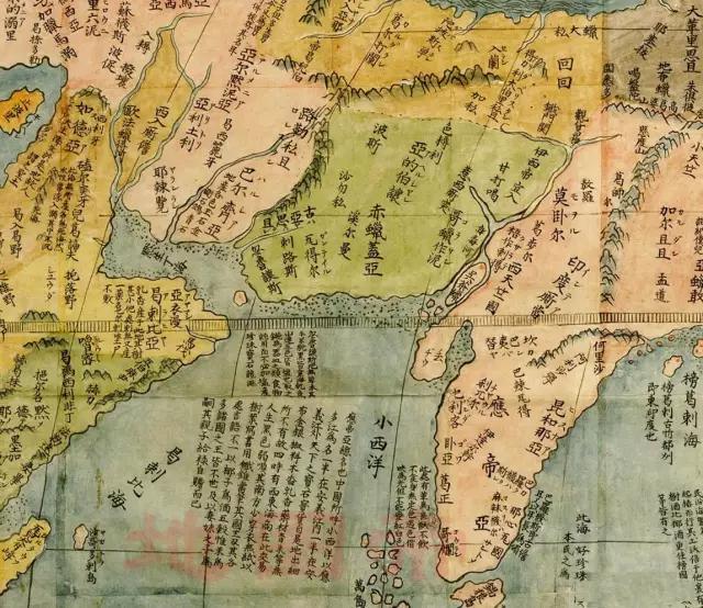 『日军』明朝绘制的第一幅世界地图 : 菲律宾都是附属国