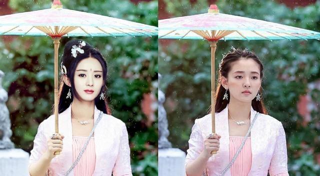 『赵丽颖』赵丽颖与十位女星穿同款古装，胜了前九个，输给了她