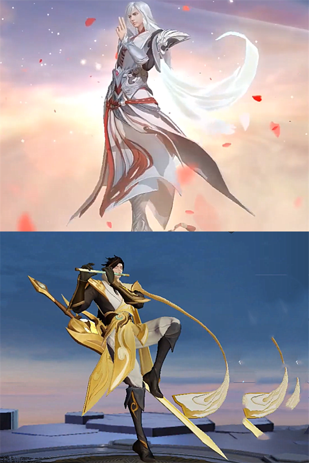 凤求凰|外服李白新皮肤曝光，对比凤求凰特效后，谁赢谁输一目了然