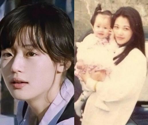 『全智贤』韩国女星全智贤母亲多漂亮？旧照中的她，比全智贤还要漂亮