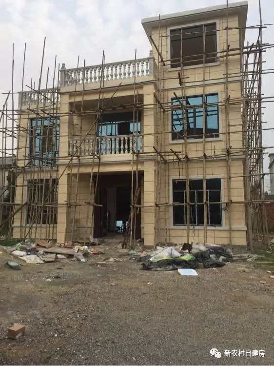 『』花了40多万给父母建别墅,却因外墙装修被嫌弃