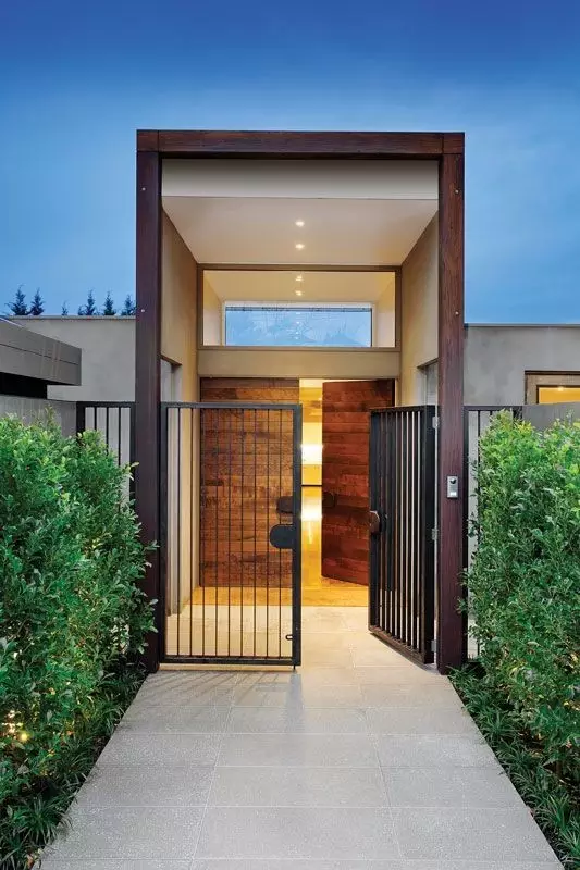 「」民宿庭院：入口可以设计成这样，简单与美丽并存