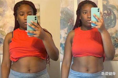 『』女生通过跳绳来减肥，1个星期共跳绳3.5小时，看减肥效果怎么样