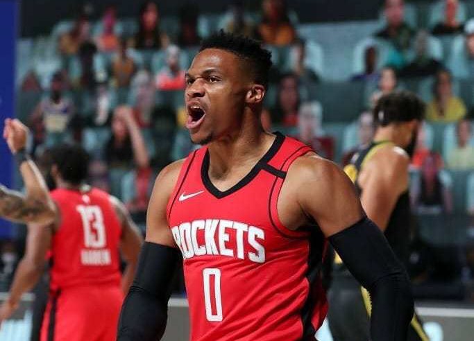 火箭队|遭逆转，火箭队惜败湖人大比分1: 2落后，威少哈登狂轰63+17+15