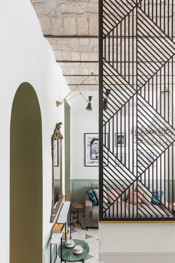 |隔断不一定要做墙，这样设计比砌墙好看100倍！