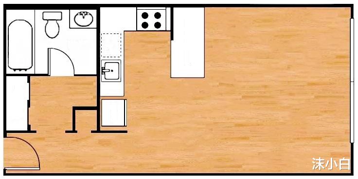 |晒他36㎡小户型，巴掌大的卫生间，竟然还有一个浴缸！难怪乱不了