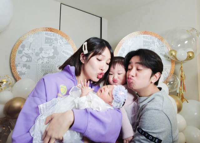 王祖蓝|她是选美冠军，却嫁给矮自己12厘米的老公，今二胎基因太强大