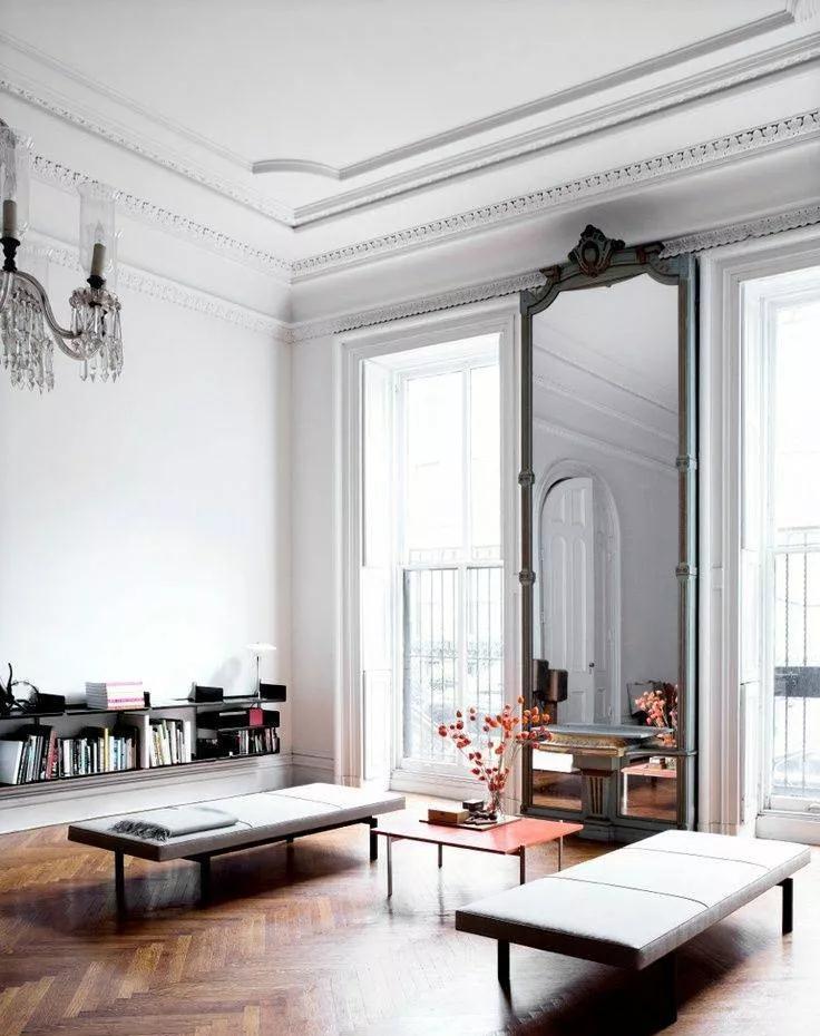 |客厅不做吊顶,只贴石膏线,怎么做漂亮?10种方式任你挑选!