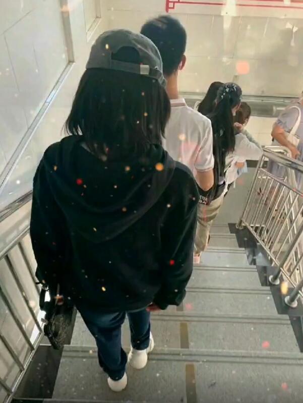 考试|网友高考偶遇张子枫,进考场前还认真复习资料,跟考生聊天超温柔