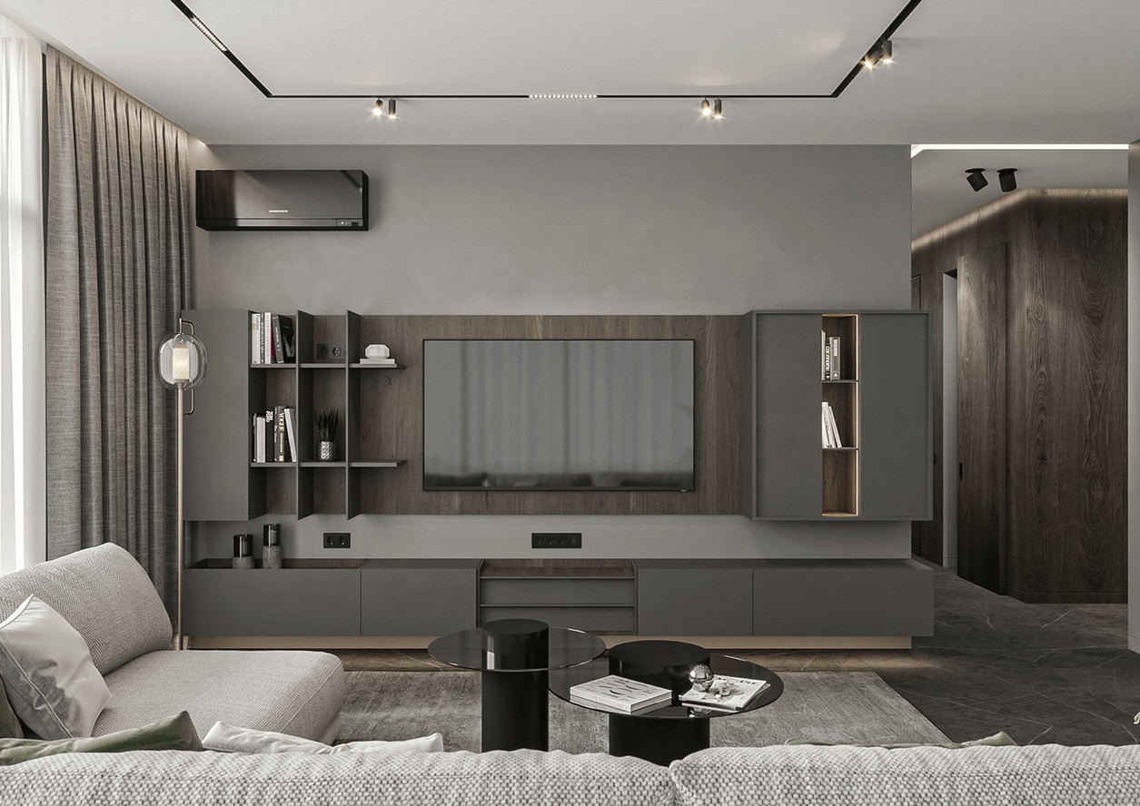 |极简现代风装修案例赏析——高级灰的优雅气质