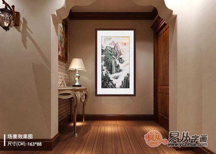 山水画@玄关挂画精选 这几幅作品也太美了 千万别错过！