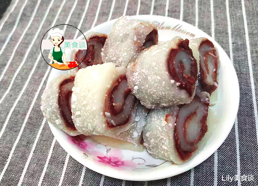 [玉米]糯米粉一定要试试这种做法，一蒸一卷，软嫩甜香，一口一块真解馋